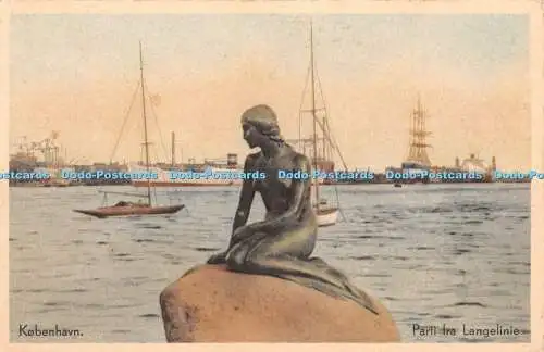R340472 Kobenhavn Parti fra Langelinie Postkarte