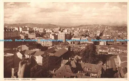 R340566 Johannesburg Looking East Beanes Photo Service P O Box 6954 J H B