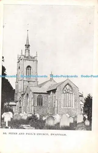 R337075 Swaffham SS Peter and Paul Church Boughton Britannia Serie 1909