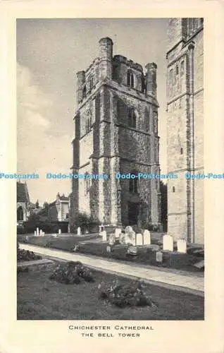 R337091 Chichester Cathedral The Bell Tower Tuck 1961