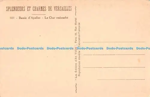 R340641 Splendeurs et Charmes de Versailles Bassin d Apollon Le Char embourbe Yv