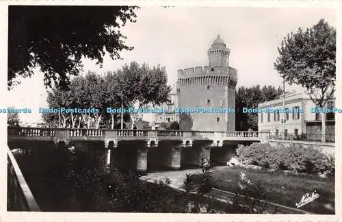 R339227 Perpignan Pyr Or 12 le Castillet et le Pont sur la Basse Edition Narbo R