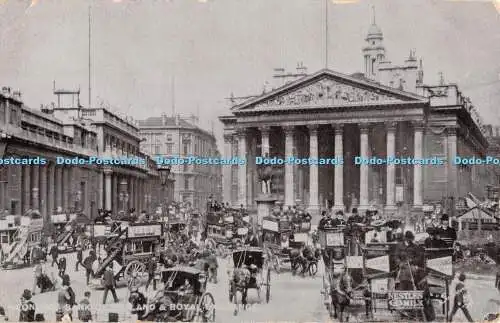 R339324 London Bank Of England and Royal Exchange Raphael Tuck and Sons Silveret