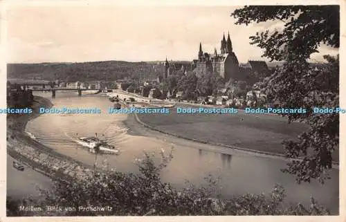 R339351 Meissen Blick von Proschwitz Britd und Gohn R 1942