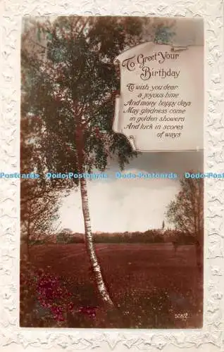 R342175 To Greet Your Birthday 508 2 Um Ihnen Lieben eine frohe Zeit und viel Glück zu wünschen