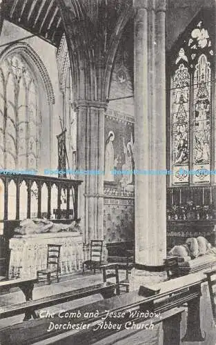 R337343 Dorchester Abbey Church The Tomb and Jesse Window