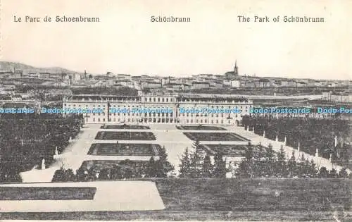 R340937 Der Park Schönbrunn B K W I