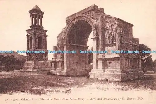 R340945 Env d Arles Arch and Mausoleum of St Remy ND Levy et Neurdein Reunis