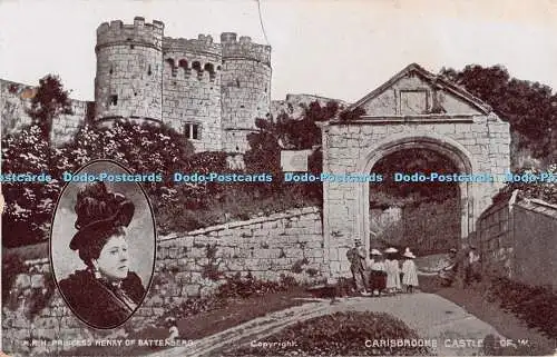 R340969 I of W Carisbrooke Castle H R H Prinzessin Heinrich von Battenberg G D and D T