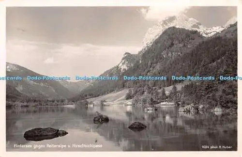 R340997 Hintersee gegen Reiteralpe u Hirschbichlpass H Huber Nr 1024