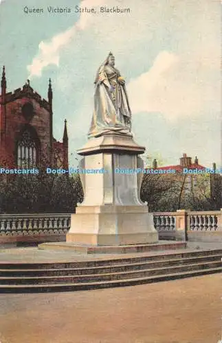 R337516 Blackburn Queen Victoria Statue A E Shaw West End Serie Nr 1002