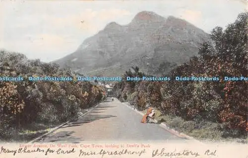 R341025 Lower Avenue De Waal Park Kapstadt mit Blick auf Devil Peak John G Bain G