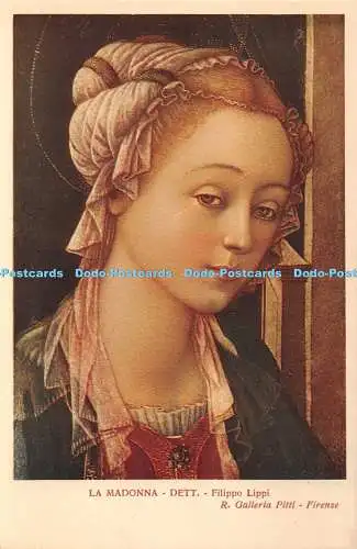 R337564 Firenze R Galleria Pitti La Madonna Dett Filippo Lippi