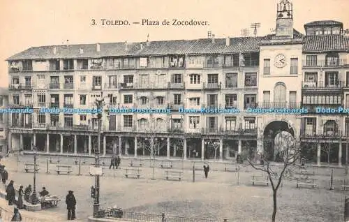 R341089 Toledo Plaza de Zocodover A H E Postkarte