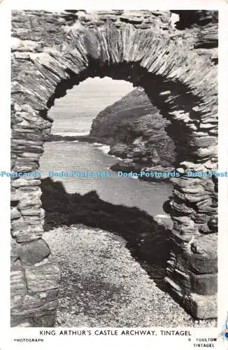 R337632 Tintagel King Arthur Castle Archway R Youlton RP