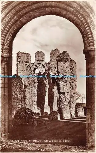 R341131 Castle Acre Priory N Transept from W Door of Church H M Office of Works