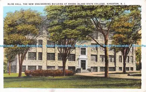 R339644 Bliss Hall Das neue Ingenieurgebäude am Rhode Island State College Ki