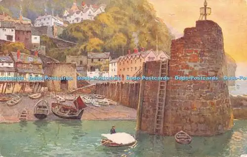 R339675 The Harbour Clovelly Series 2138 A Vivian Mansell and Co E W Haslehust R