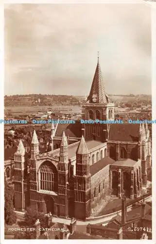 R337699 Rochester Cathedral Valentine RP 1954