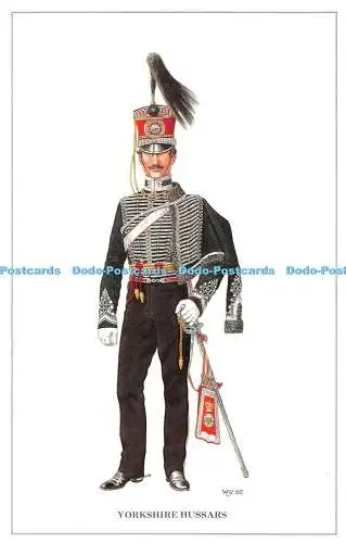 R342535 Yorkshire Hussars 85 The Yeomanry Cavalry C1847 W R Younghusband 1988 Ge