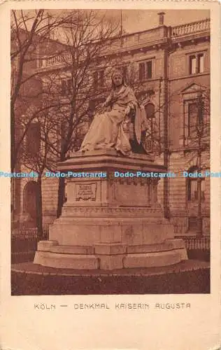 R337761 Köln Denkmal Kaiserin Augusta K T F Fotogravur