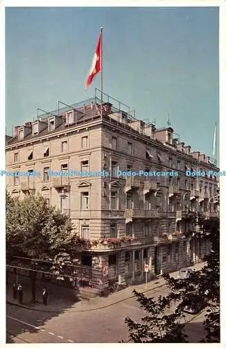 R342571 Hotel St Gotthard Zürich L M Kohler 1953