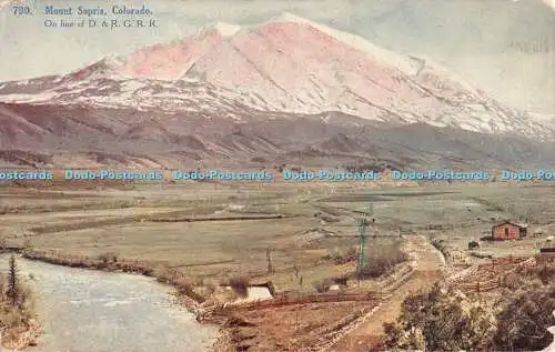 R343802 790 Mount Sopris Colorado On line of D and R G R R Williamson Haffner De