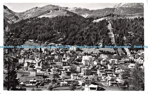 R339764 Davos Platz 1560m mit Schatzalp Photohaus M Meerkamper
