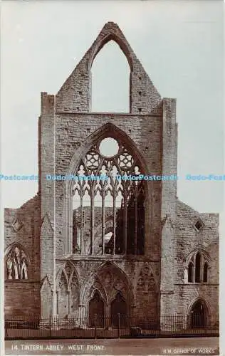 R342615 14 Tintern Abbey West Front H M Office of Works