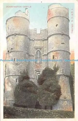 R337818 Donnington Castle G D und D L Postkarte