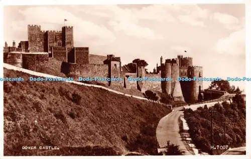 R339808 Dover Castle H 7057 Valentine and Sons RP