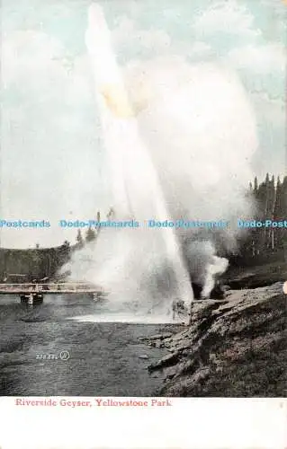 R342640 200284 Riverside Geyser Yellowstone Park Valentine