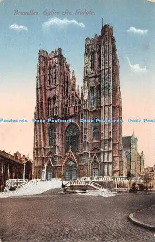 R342666 Bruxelles Eglise Ste Gudule Kirche Sainte Gudule H P