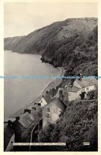 R342684 Rose Cottage and Hobby Cliffs Clovelly 20999 Salmon Photostyle