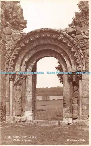 R342688 7 Haughmond Abbey S W Tür der Kirche H M Büro der Werke