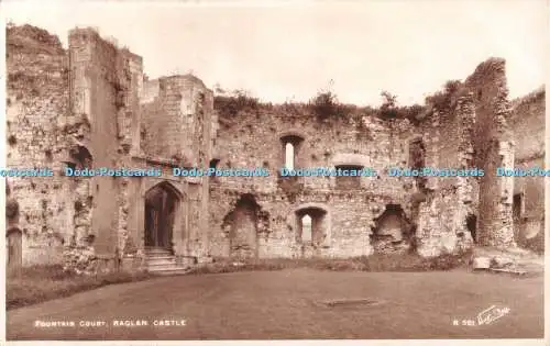 R339886 Fountain Court Raglan Castle R 561 Walter Scott RP