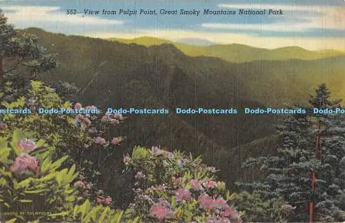 R341402 Blick vom Pulpit Point Great Smoky Mountains Nationalpark Harry N Marti