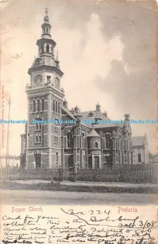 R337914 Pretoria Dopper Church P S and Co Box 1205 T D Ravenscroft