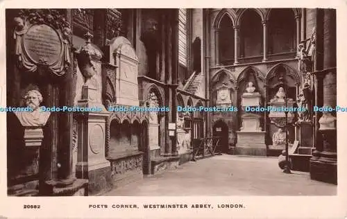 R339915 Poets Corner Westminster Abbey London 20582 W H Smith and Son Kingsway R