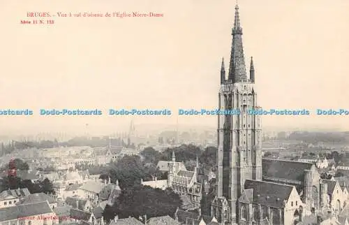 R344010 Brügge Vue a Vol d oiseau de l Eglise Notre Dame Albert Sug a Gand Seri