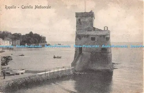 R344023 Rapallo Castello Medioevale Postkarte