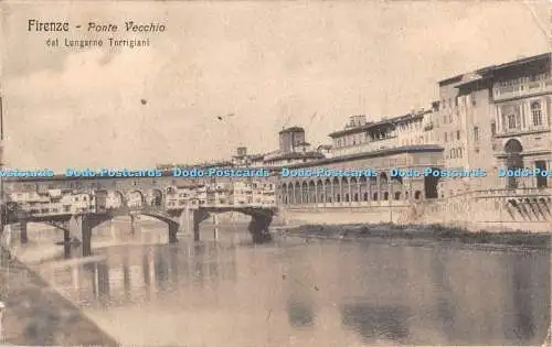 R341489 Firenze Ponte Vecchio dal Lungarno Torrigiani E P M 11