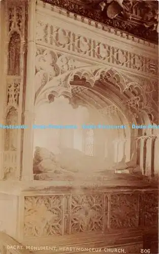 R342807 Dacre Monument Herstmonceux Kirche 806 C V Travers