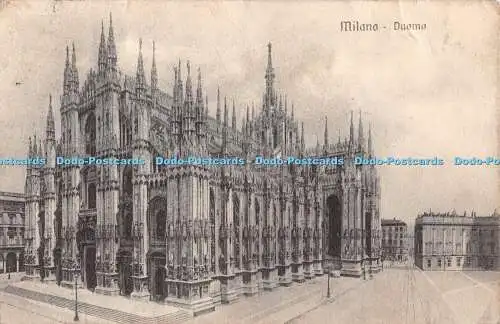 R341492 Mailänder Dom Postkarte 1913