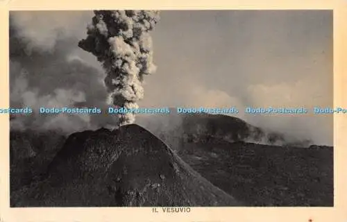R341523 Il Vesuvio P Cordova Postkarte