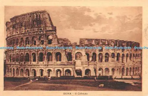 R341524 Roma Il Colosseo E V R Postkarte