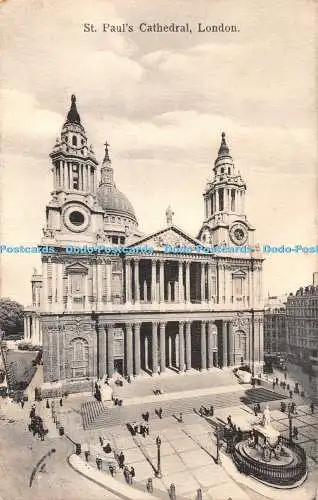 R338032 London St Paul Cathedral W H S Kingsway Echtfoto Serie