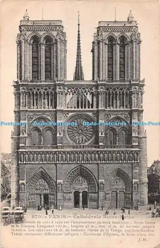 R342840 570 Paris Cathedrale Notre Dame J H L Boisson