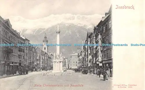 R344092 Innsbruck Maria Theresienstraße und Annasaule Stengel