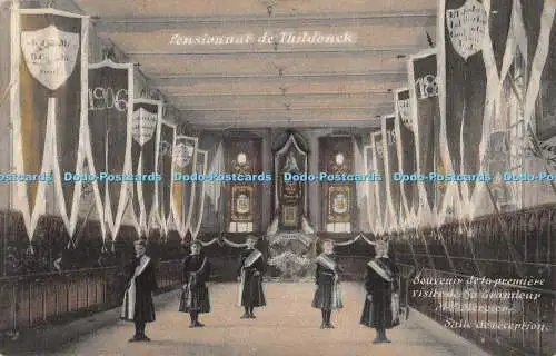 R344103 Pensionnat de Thildonck Souvenir de la Premiere Visite de Sa Grandeur Mg